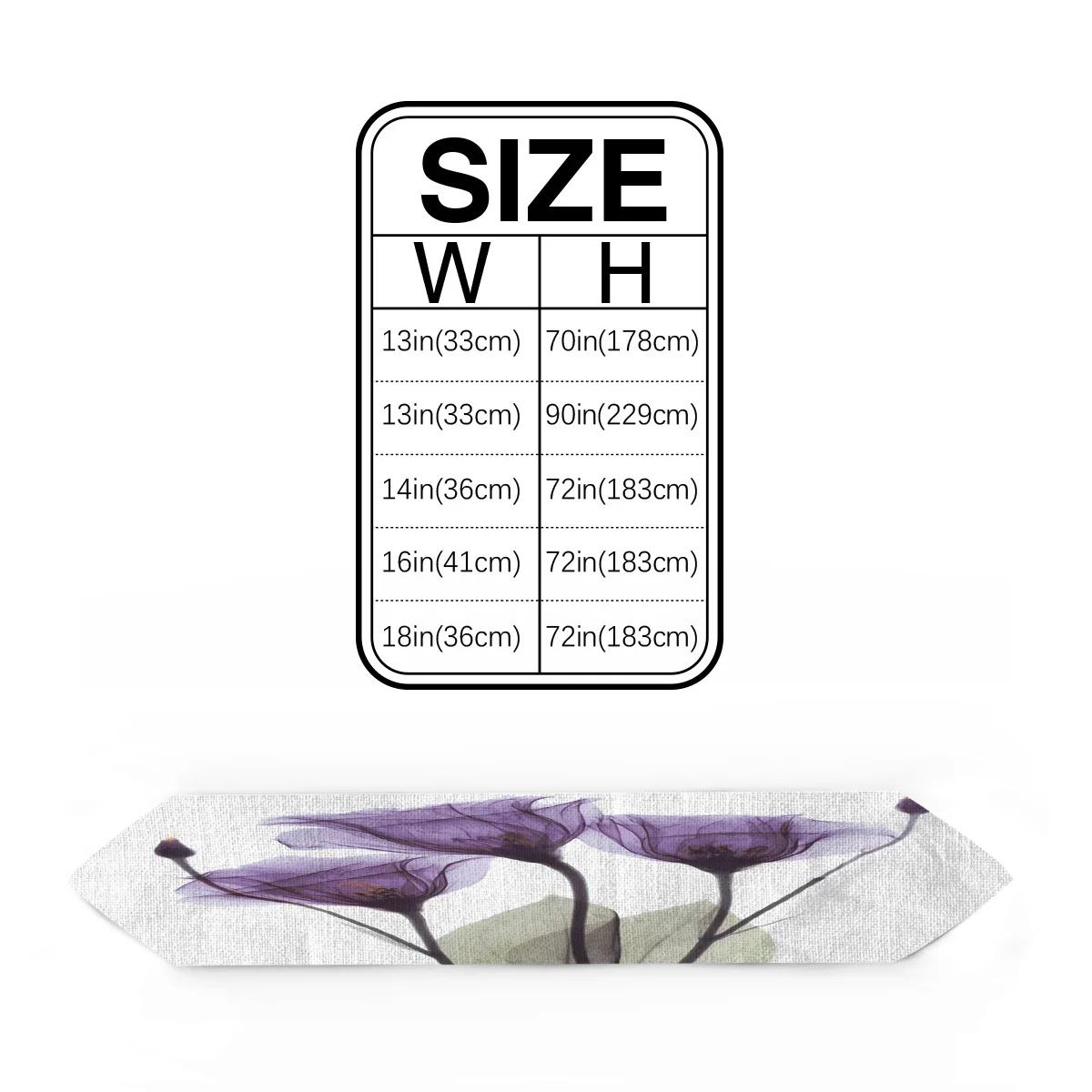 Фиолетовая Цветочная современная абстрактная Современная скатерть для