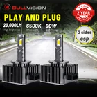 6500 лм D4S HID фары Canbus без ошибок D1S D2S D3S D5S D8S D1R D2R D3R D4R K CSP светодиоды автомобильные ксеноновые лампы комплекты 1:1 квадратный размер