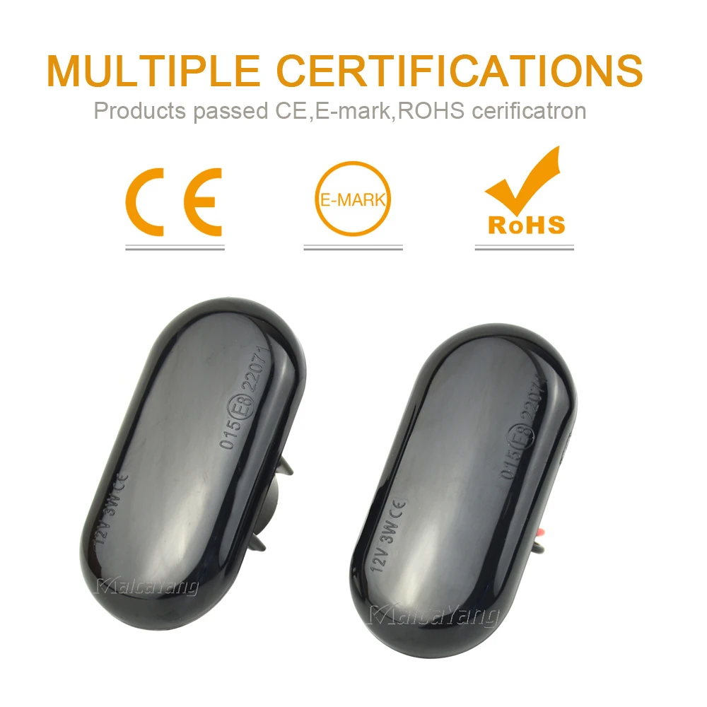 Led Dynamic Turn Signal Lights Side Marker For Renault Megane 1 Clio1 2 KANGOO ESPACE Dacia Duster Dokker Lodgy Smart Fortwo 453 |