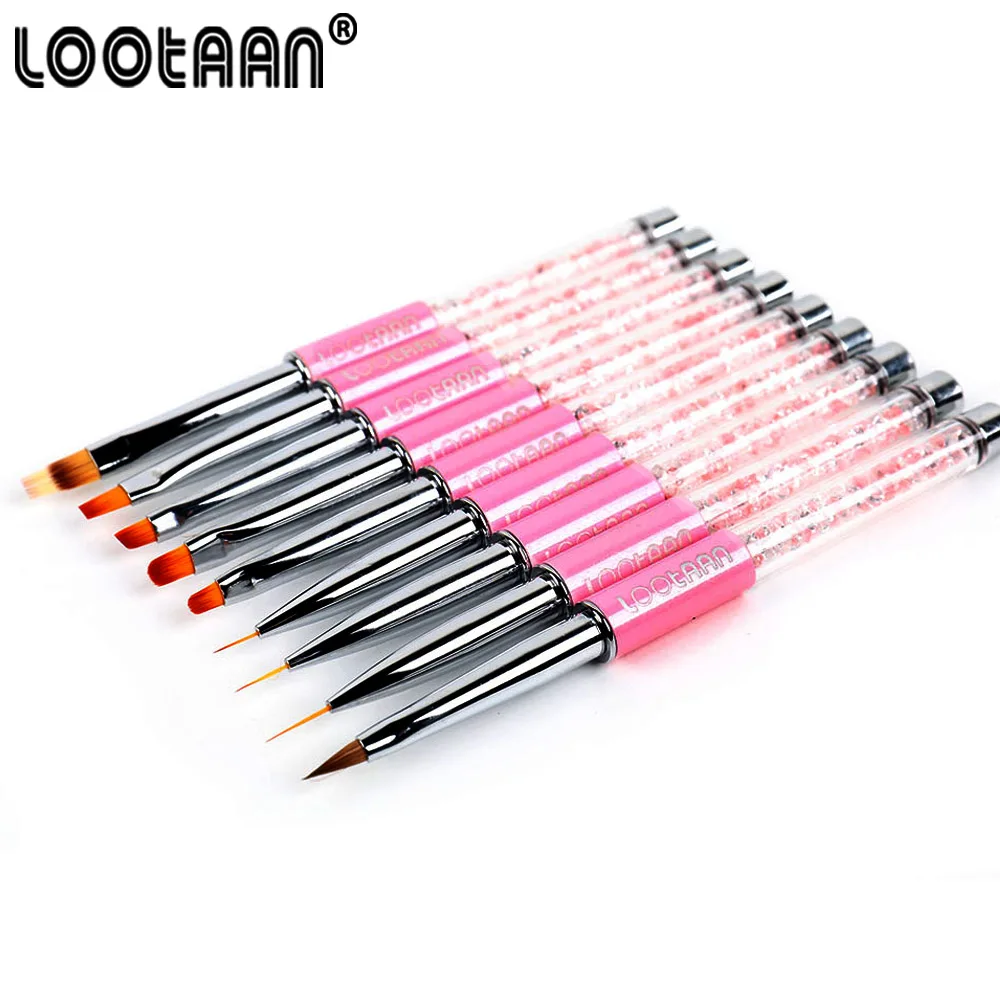 LOOTAAN гель для ногтей Кисть Живопись Искусство очистки кисти лак УФ ручка