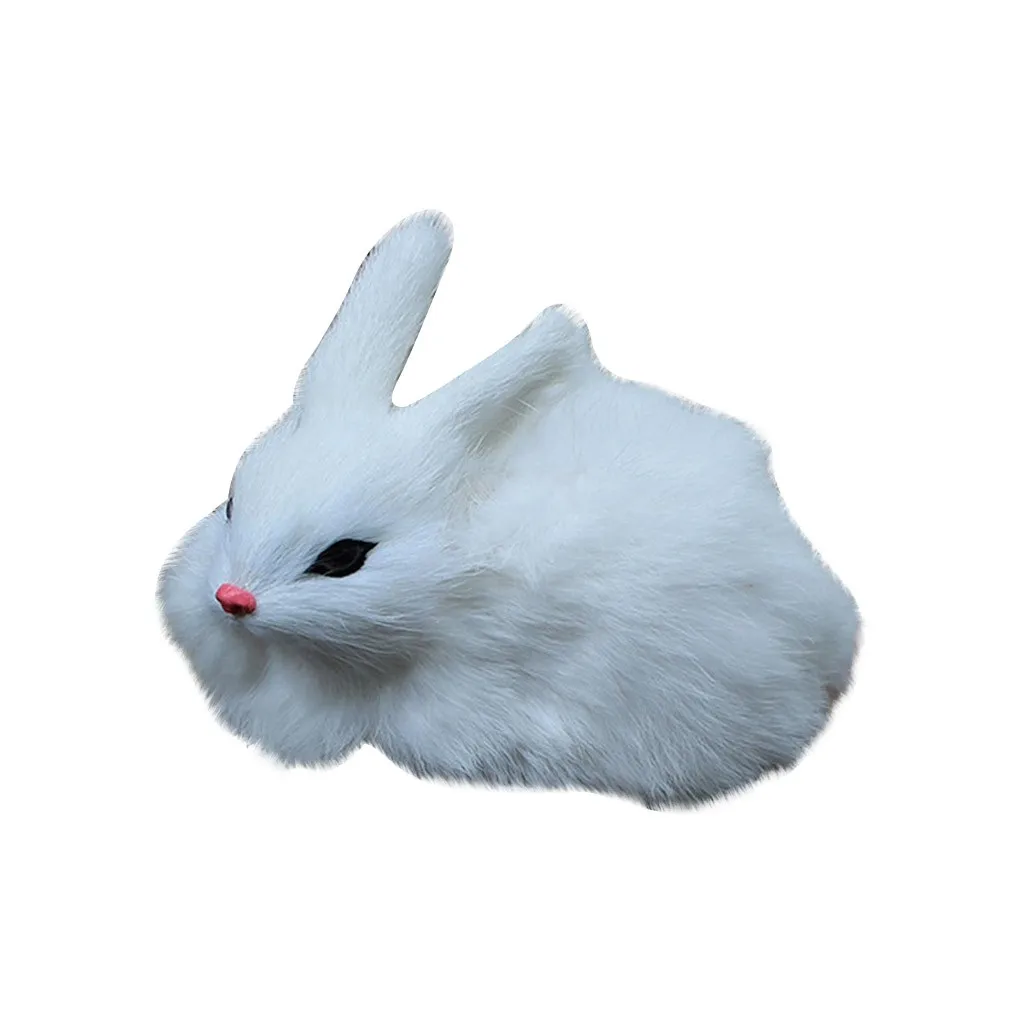 

New 15cm Realistic Cute Plush Rabbits Lifelike Animal Simulation Toy Birthday Gift For Girlfriend Children Favorite Plush Toys