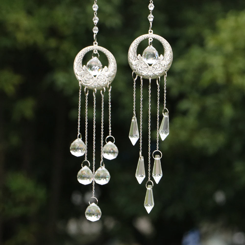

Crystals Ball Prisms Suncatcher Hanging Ornament Rainbow Maker for Home Garden Decoration