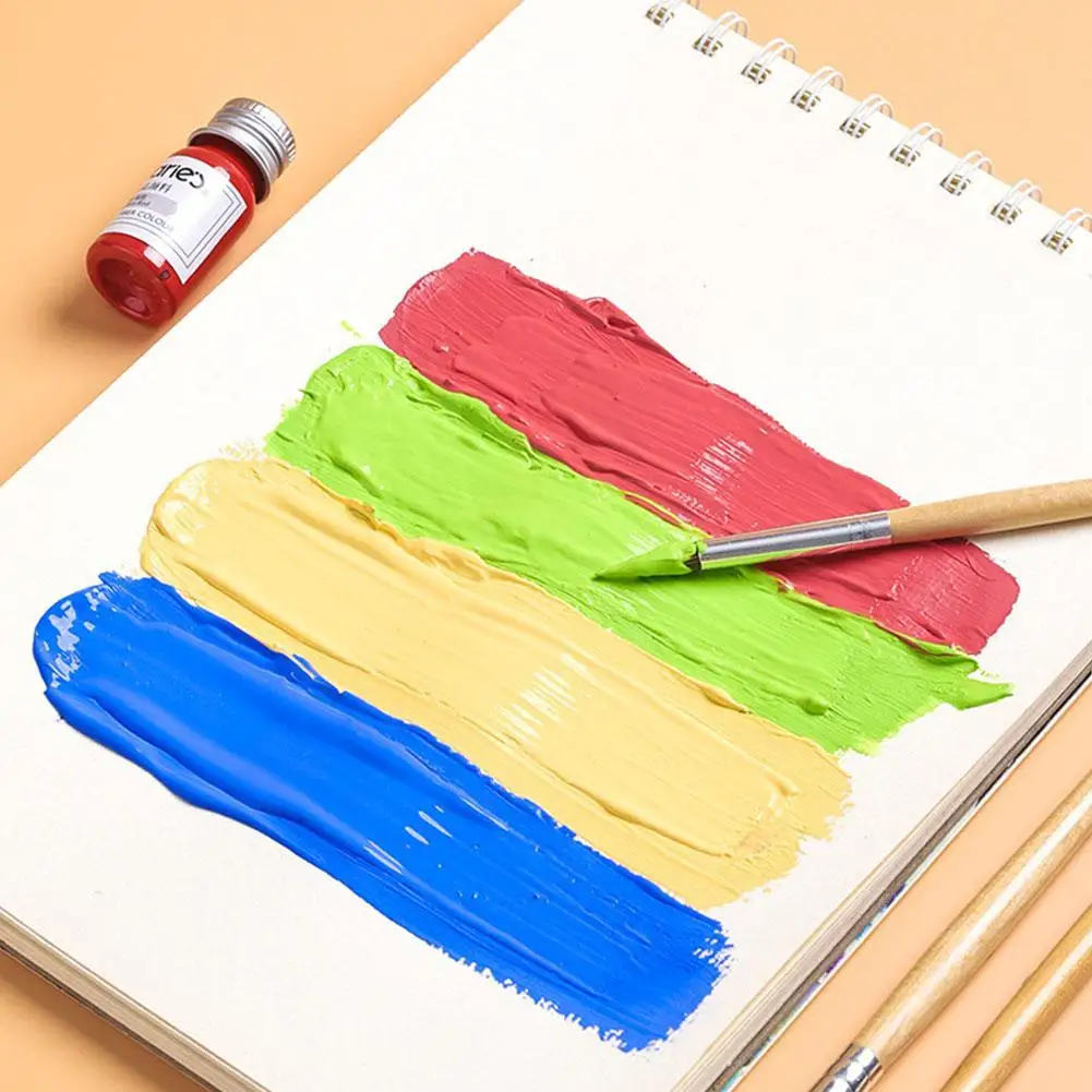 

Dope-Dyed Fiber Permanent Fabric Paint Set 12/18/24 Acrylic Waterproof Clothes 10ml Paints Canvas Textile Colors Bags For D R1Z6