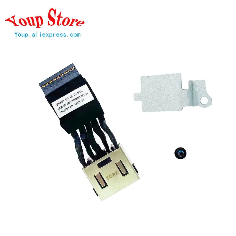 Новый оригинальный кабель питания для Lenovo Thinkpad P50 P51 P52 BP500 EP520 DC IN Power Jack DC30100PJ00 DC30100RS00 DC30100RT00