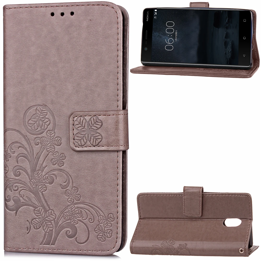 Роскошный кожаный флип-чехол для телефона для Nokia 6 5 3 Nokia6 Nokia5 Nokia3 Магнитный ударопрочный кошелек Чехол сверхпрочная защита