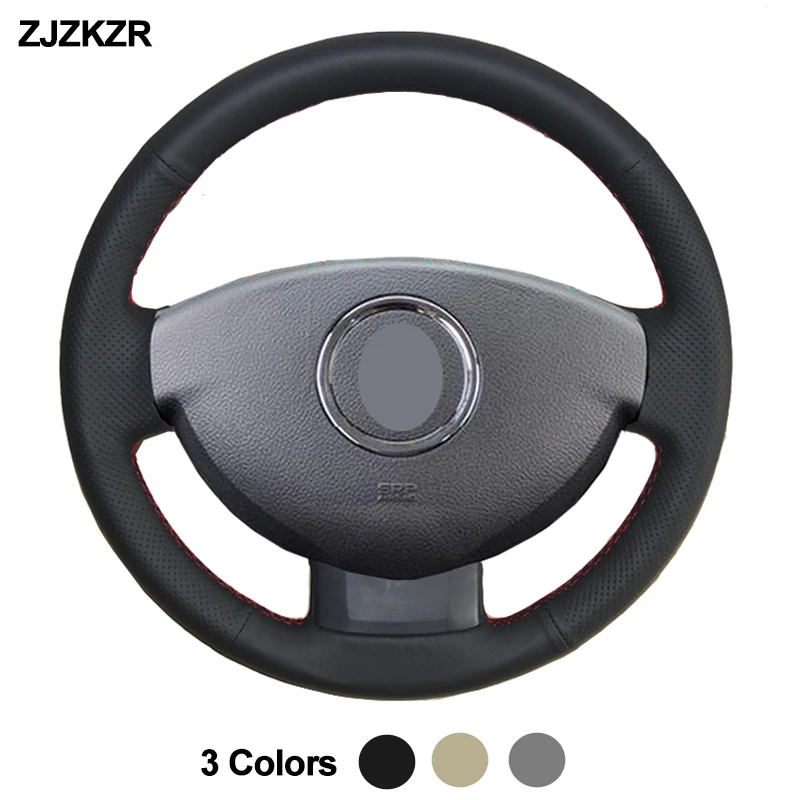 Чехол на рулевое колесо автомобиля Ручное шитье обмотка для Dacia (Renault) Duster 2010 2016