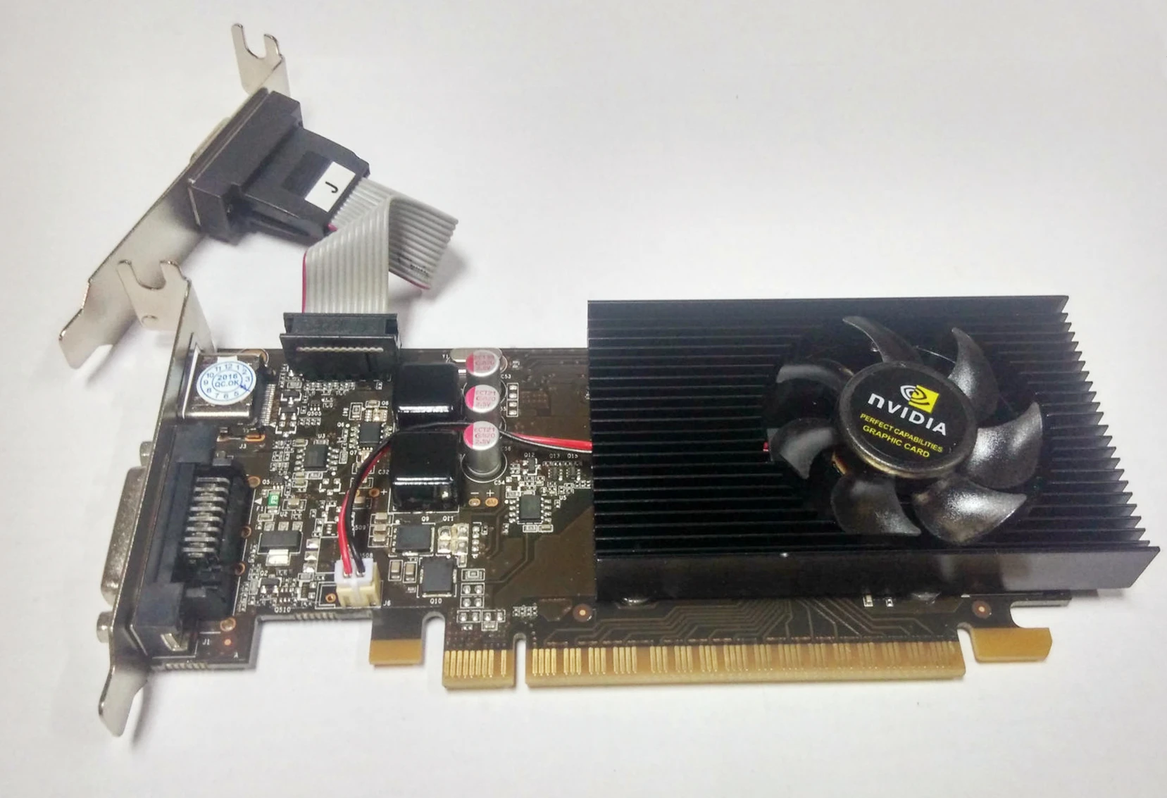 

36W 64bit 1GB GeForce GT730 DDR3 DVI VGA HDMI Output Interface PCI-E Graphics Card Replacement Spare Parts PC Desktop Computer