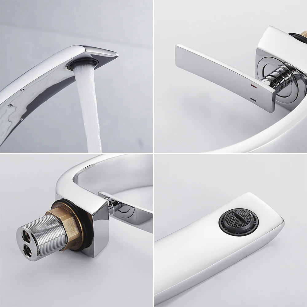 Новый смеситель для ванны латунный хромированный никелевый раковины смесители