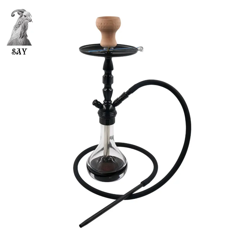 

Стеклянный кальян SY, полный набор с керамической трубкой для кальян для курения водопровода, чашка Chicha наргиле, кальян