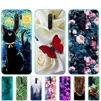 for xiaomi redmi 9 case painting silicon soft tpu back phone cover for redmi 9 case 6 53 inch etui full protection coque bumper