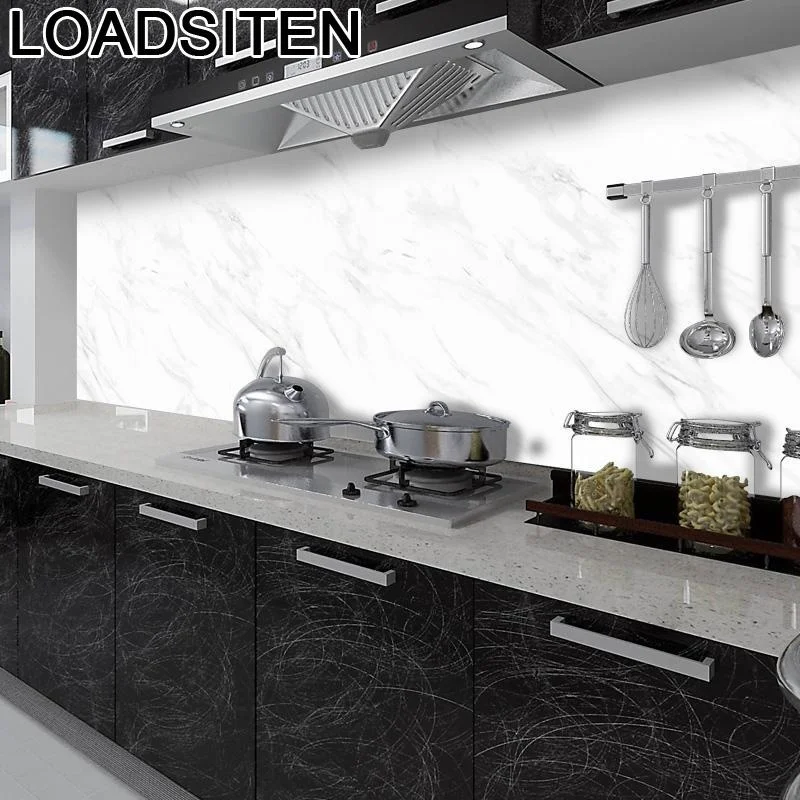 

Behang Adesivo маслостойкая настенная бумага, домашний декор, бумажная накладка, бумажная накладка, водонепроницаемая кухонная настенная бумага ...