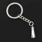 Новинка, модный мужской брелок 30 мм, DIY металлический держатель, цепочка, винтажный полый Маяк 25x8 мм, бронзовая подвеска в подарок