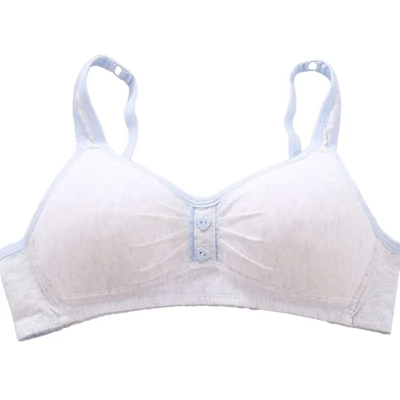 

Adjustable Underwear Soft Padded Cotton Bra Young Girls Yoga Sports Puberty Bra X3UE