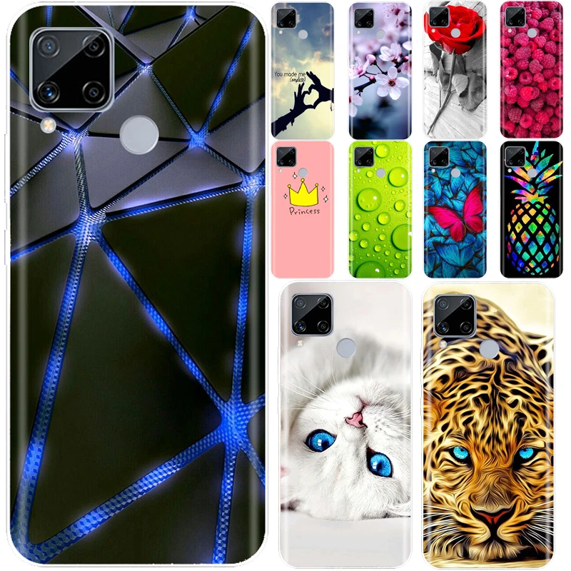 for oppo realme c15 case silicone soft back cover phone case for oppo realme c15 case realme c15 rmx2180 case cover fundas coque free global shipping