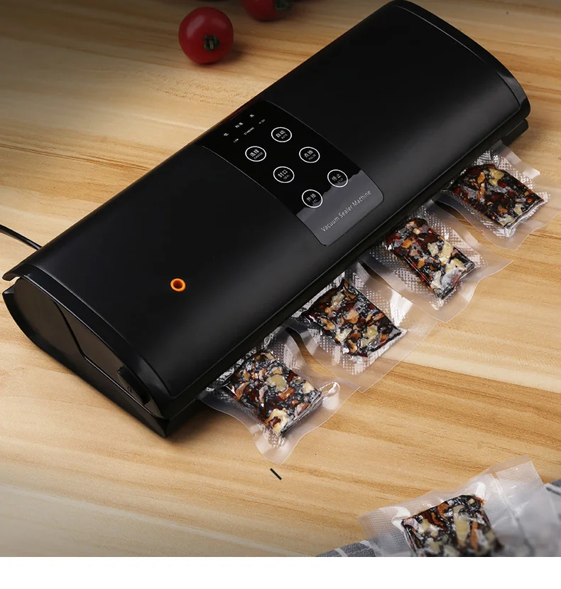 

Automatic Vacuum Food Sealer Adjustable Temperature Vacuum Packing Machine For Food Storage Including 5pcs Free Household Bags