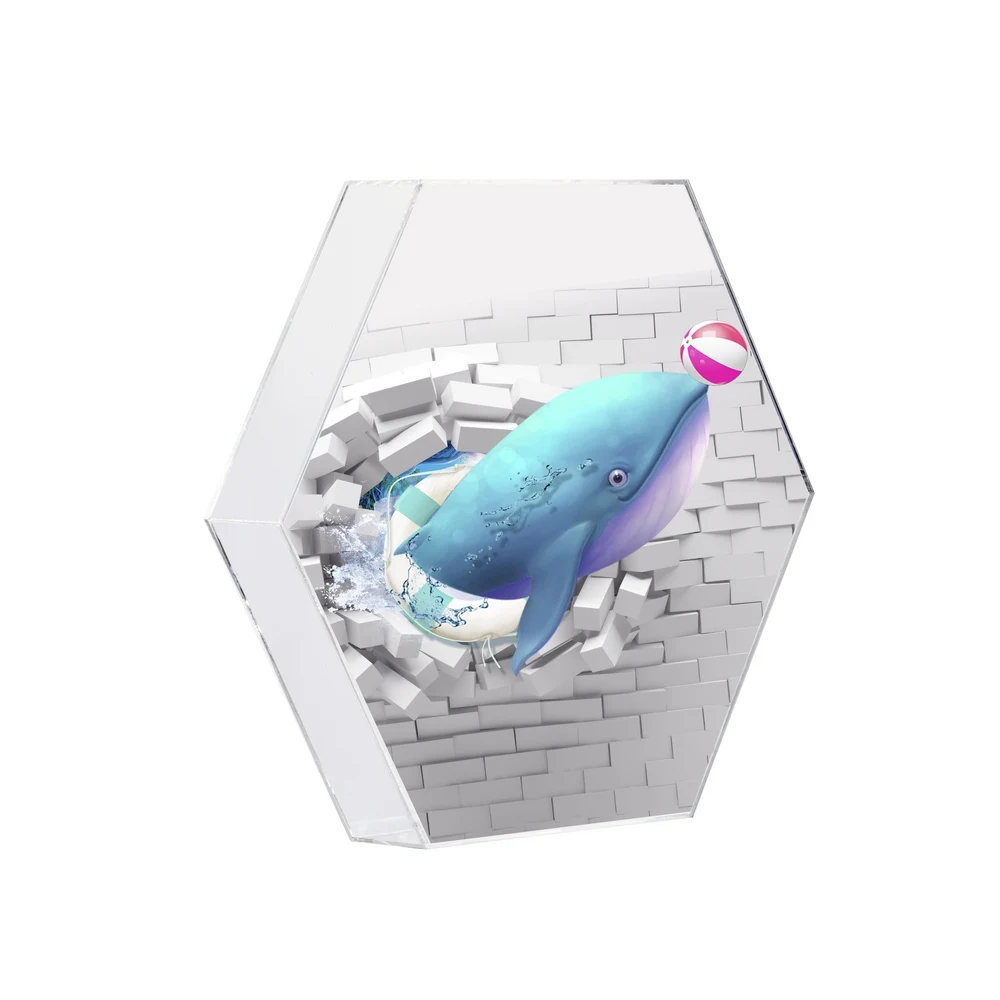 3D Голограмма шестигранный Настольный вентилятор дисплей проектор видео WiFi 256LED