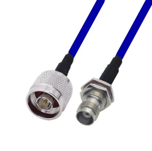 

Blue Soft RG142 N Male to TNC Female Connector RF Coaxial Jumper Pigtail Cable