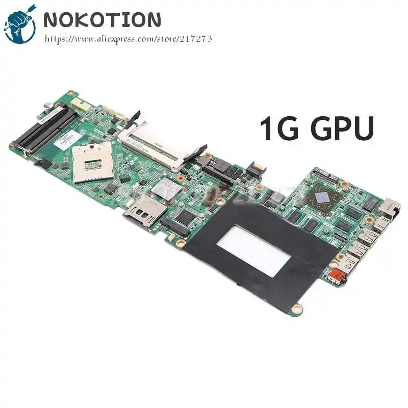

NOKOTION For HP ENVY 15 Laptop Motherboard PM55 DDR3 576772-001 DA0SP7MBCE0 Main Board 1GB GPU