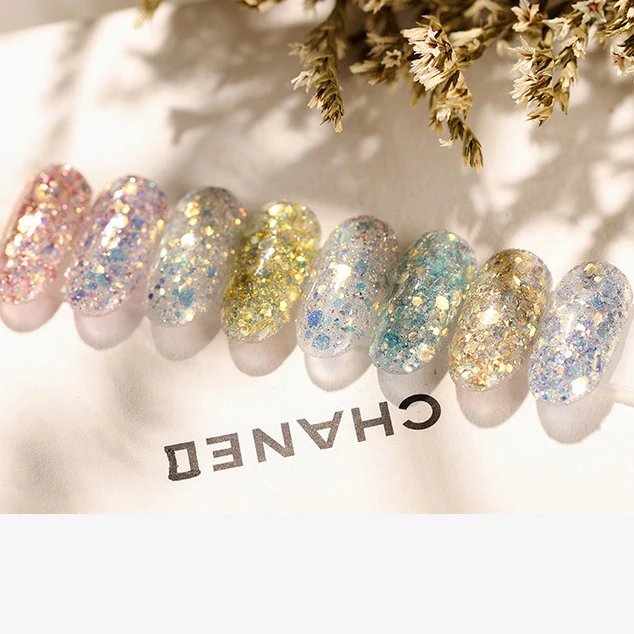 1 набор блестящий порошок для дизайна ногтей | Красота и здоровье