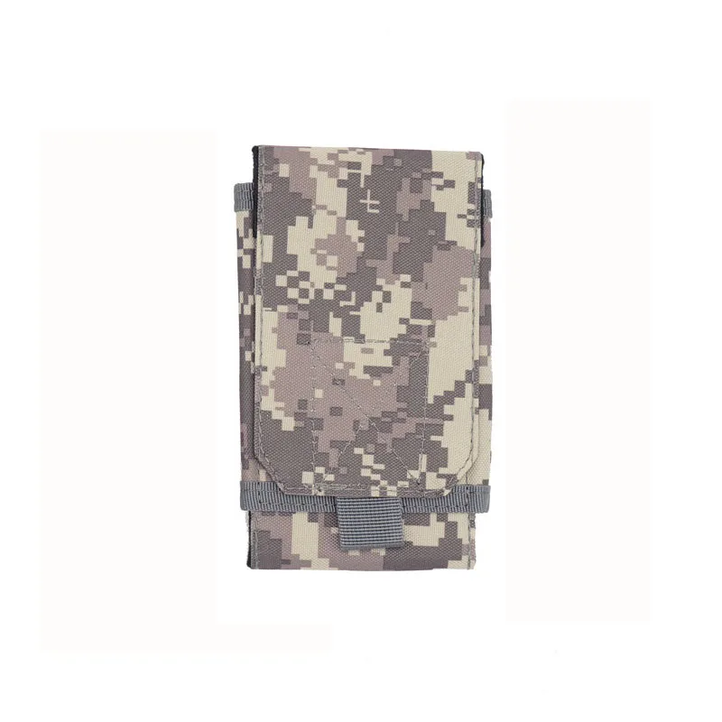 AUC Camo Waist bag Tactical Phone Holder Sport Waist Belt Case Waterproof Nylon EDC Outdoor Camouflage Bag Hunting Bags in Backpack - Цвет: AUC