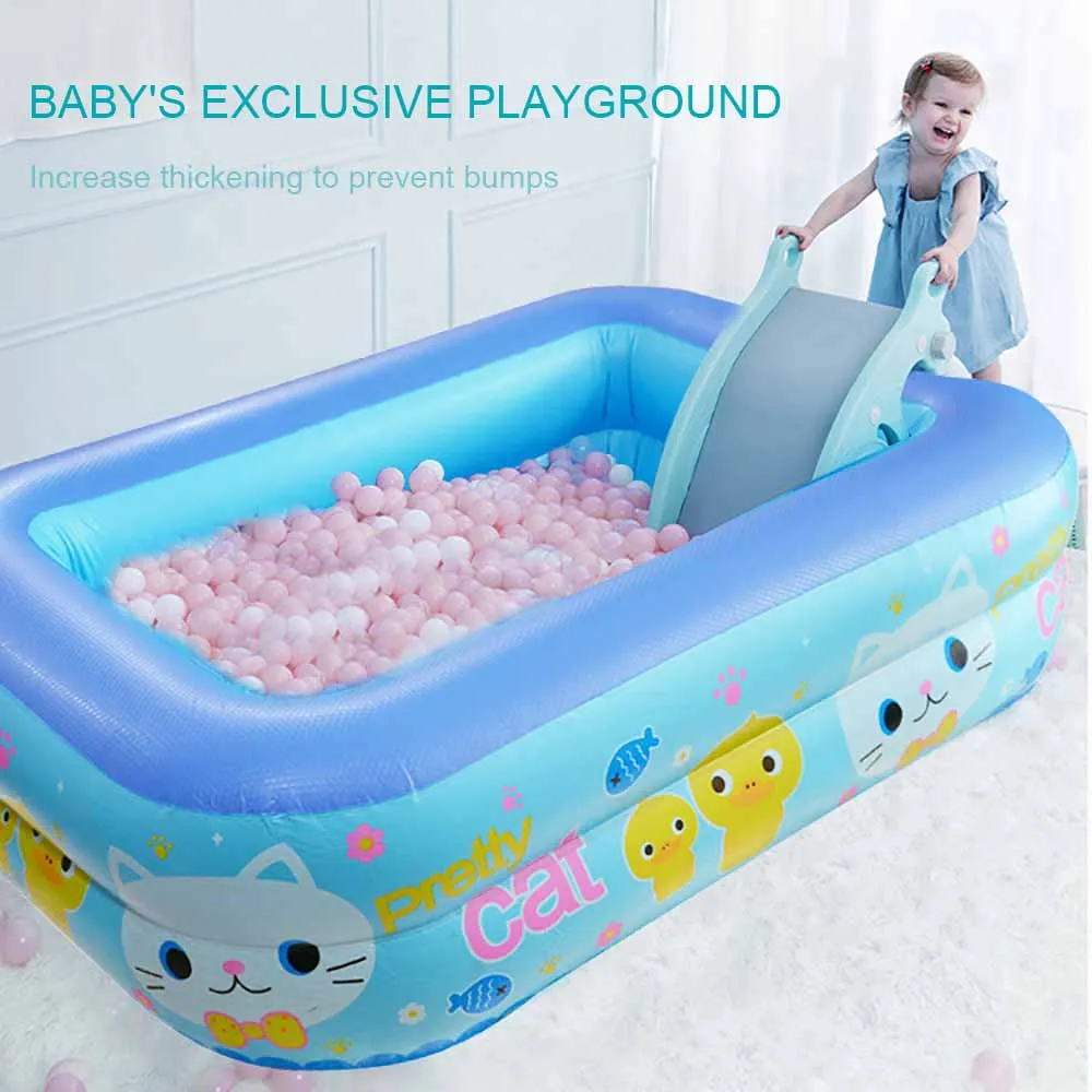 Kid Game Toys Inflatable Swimming Pool Center Family Inflatable Pool Outdoor Water Toys Bath Tub Swimming Pool Kid Gift Fun Toy