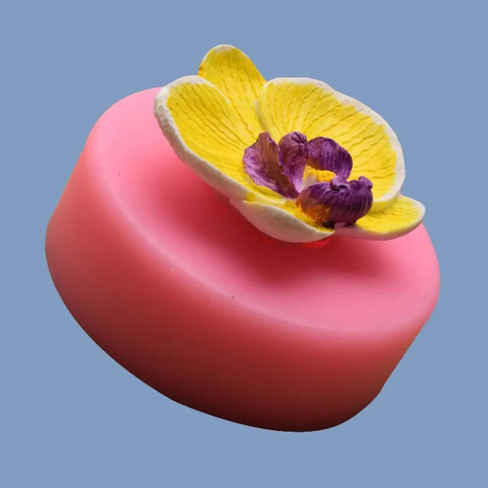 

1 шт., 5 см, 3D Цветочная форма для мыла, Бабочка, Орхидея, помадка, торт, силиконовая форма, украшение для шоколадного торта, искусственная форм...