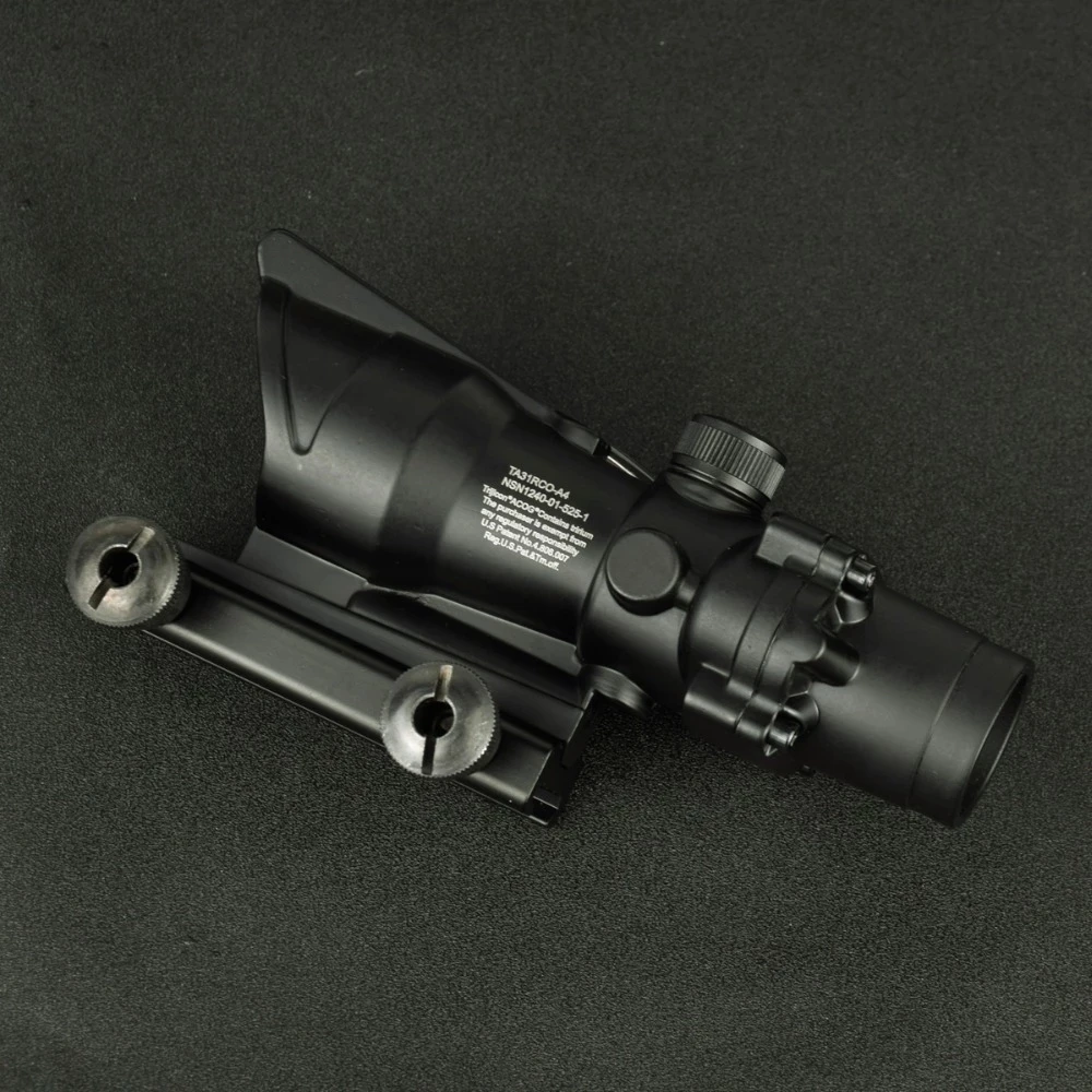 Lambul охотничий страйкбол прицел ACOG 1X32 Тактический Воздушный пистолет с красной