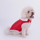 Новая осенне-зимняя одежда для собак, Вельветовая теплая зимняя куртка с животным принтом, хлопковая куртка