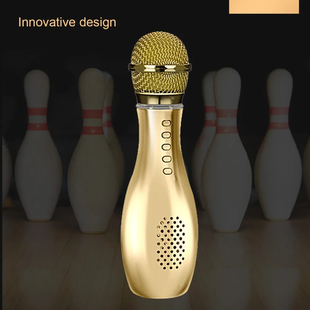 

Bluetooth-микрофон для караоке, беспроводной конденсаторный микрофон для домашнего ТВ