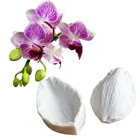 Силиконовая форма для торта с изображением бабочки орхидеи, силиконовая форма для торта, помадка, аксессуары для торта, инструмент для украшения торта, M2101