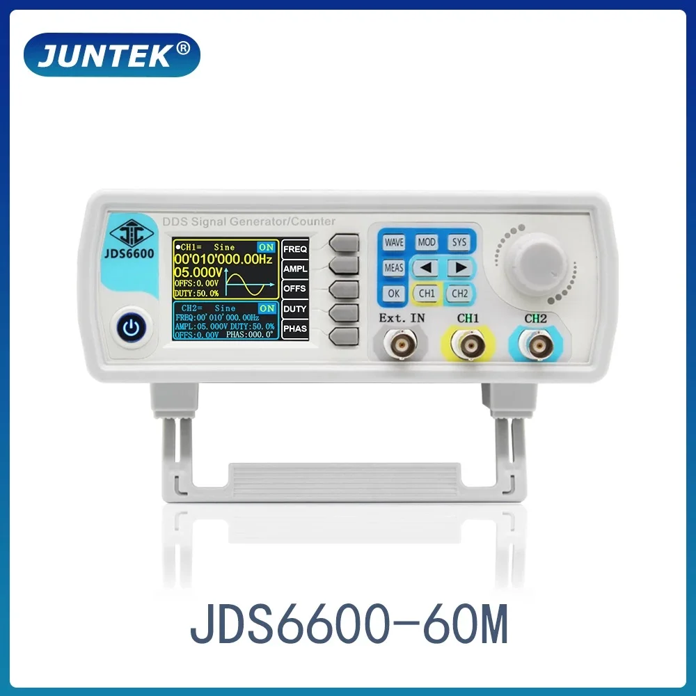 JDS6600 60M Высокоточный цифровой двухканальный DDS функциональный