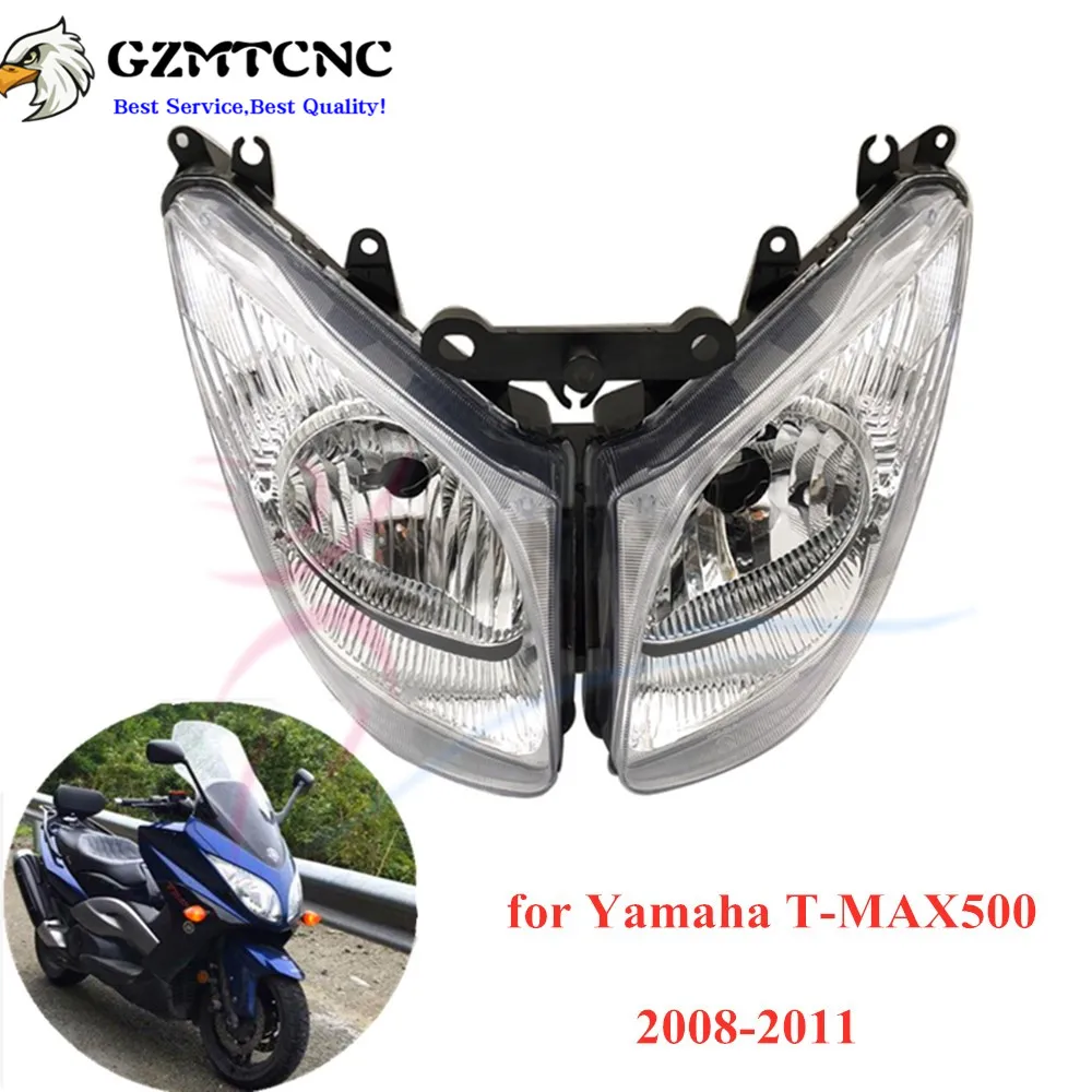 Передняя фара TMAX500 08 11 налобный фонарь светодиодный головной в сборе для Yamaha XP500 XP