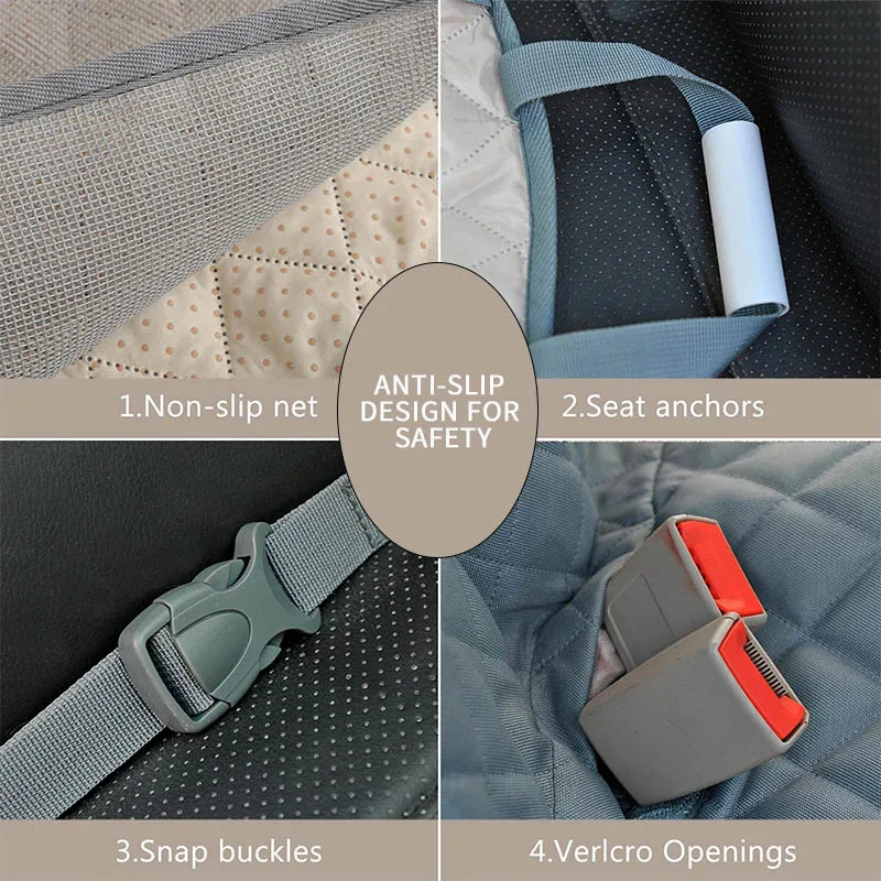 melhor Cão à Prova Dwaterproof água Capa De Assento Do Carro Vista Malha Animal Estimação Gato Cão Portador Rede Protetor Traseiro Do Carro Volta Assento Esteira Para Animal Estimação Viagem