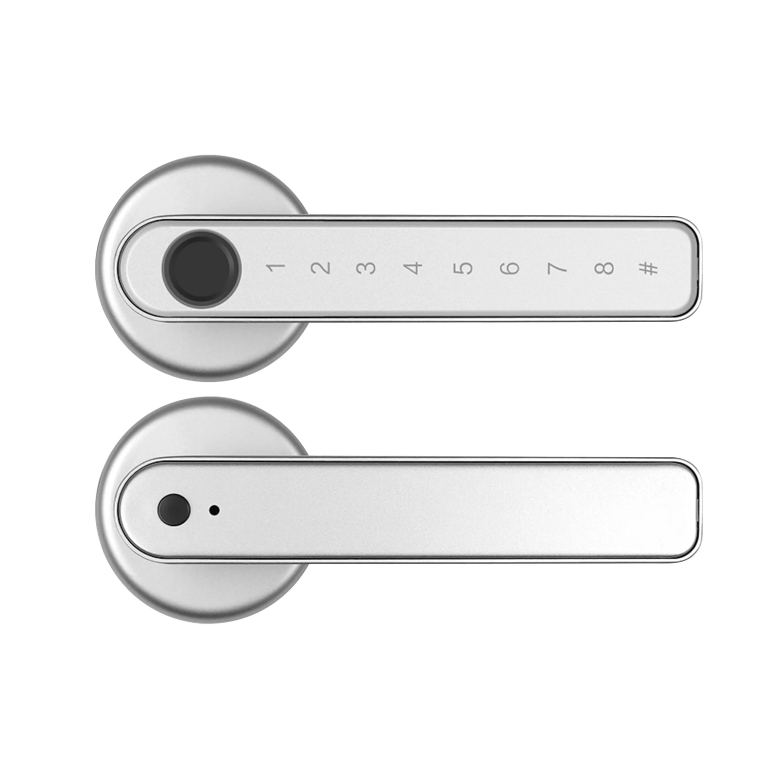 

Дверной смарт-замок для дома, Электрический биометрический дверной замок с дактилоскопическим сенсором, легко устанавливается, с приложен...