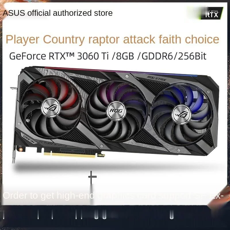 Игровая видеокарта Rog rtx3060 o12g Raptor tuf 3060ti для настольных ПК |