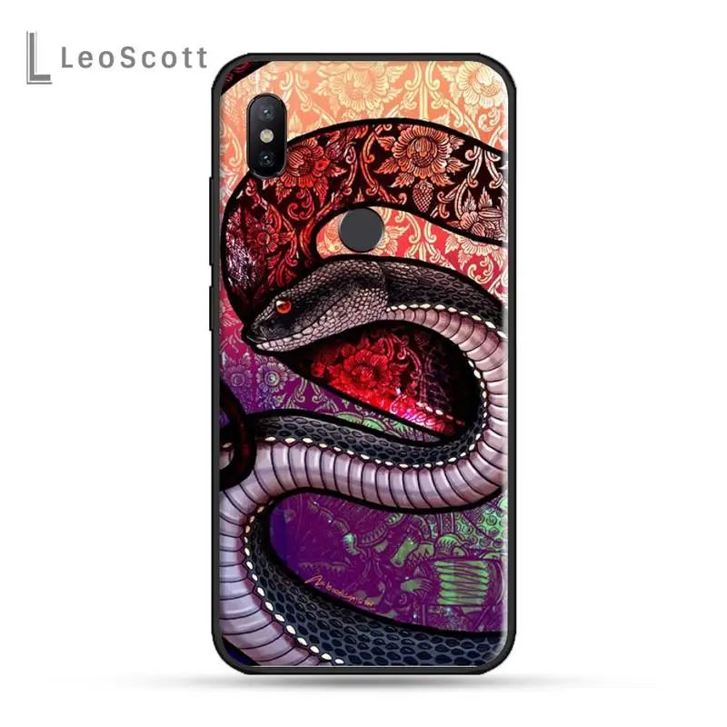 Чехол для телефона viper snake terror с изображением животных Xiaomi Redmi 4x5 plus 6A 7 7A 8 mi8 8lite 9 note 4