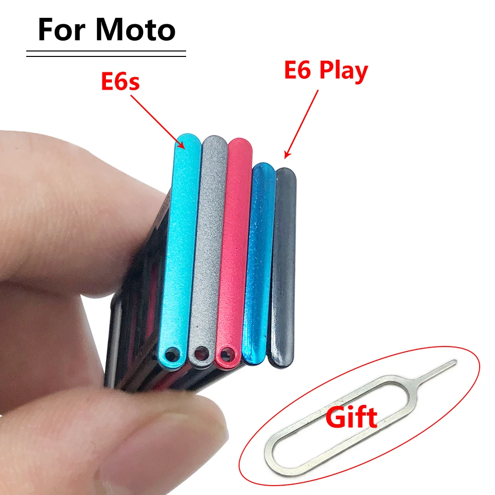 Новый лоток для SiM-карты Moto E6 Play E6S G10 One Action Fusion Macro SIM Слот SD-карты держатель адаптер