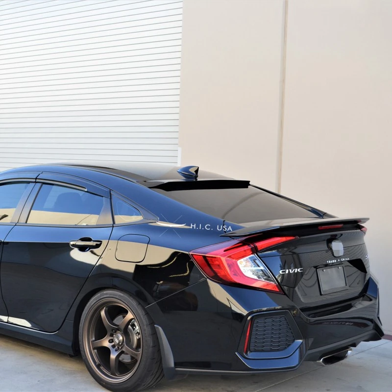 Для Honda Civic- модель спойлер на крыше высокое качество PMMA материал Автомобильный задний спойлер Civic спойлер на крыше