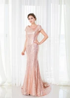 hint elbiseler hindistan 2018 new sexy backless prom gown vestidos cheap long champagne sequin robe de soiree bridesmaid dresses