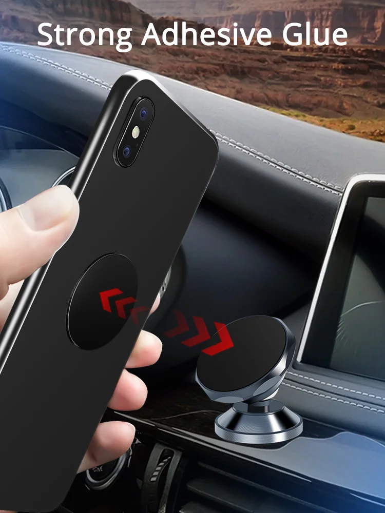 ANMONE Universal Magnetic Car Phone Holder Metal Plate Magnet Stand Iron Sheet Sticker For Mobile Phone Holder Car Stand Mount