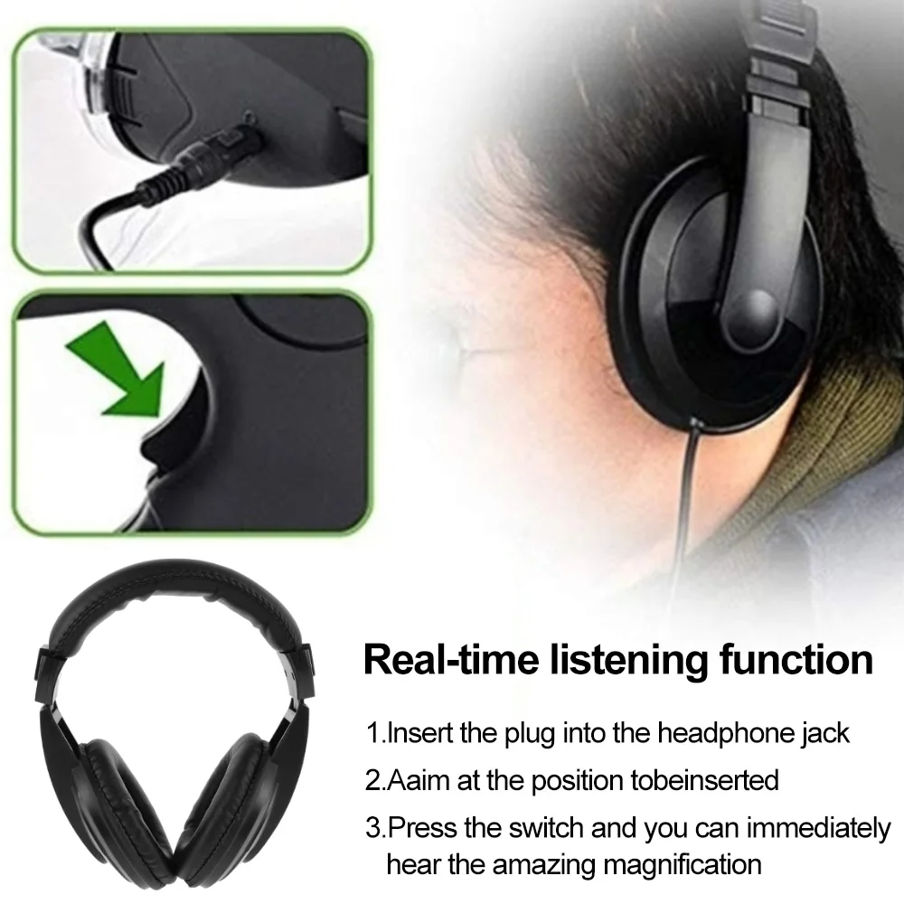 Remote Sound Collector of Bird Watcher Telescope 8X Magnification Ear Recording Amplifier Spy Device Observing | Спорт и развлечения