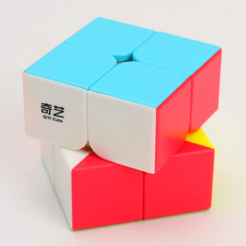 

QIYI QIDI S 2X2X2 MAGIC SPEED CUBE POCKET STICKERless PUZZLE PROFESSIONAL 2x2 CUBO MAGICO EDUCATIONAL funny TOYS FOR CHILDREN