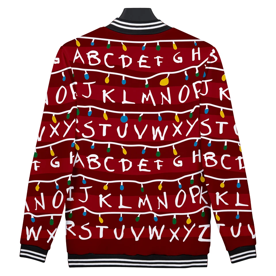 

2021 Strange Thing Winter 3D Jacket Men/Women Hip Hop Fashion Jacket Women Korea Bangtan Boys Fans Baseball Jacket