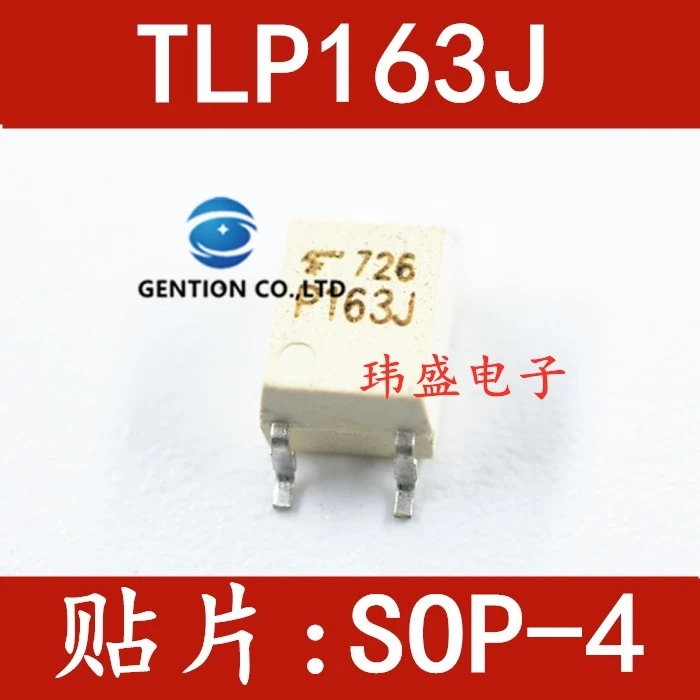 10 шт. P163J TLP163J SOP-4 трехклеммный двухсторонний тиристор, осветительная Муфта в наличии 100%, новый и оригинальный