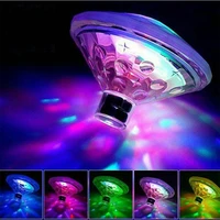 floating underwater light rgb submersible led disco light glow show swimming pool hot tub spa lamp bath light battery powered