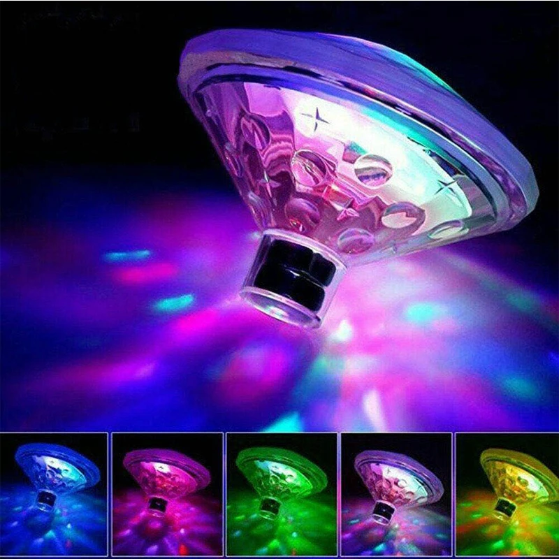 Плавающий подводный светильник RGB погружной светодиодный для дискотеки