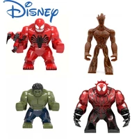 disney avengers 4 series building blocks iron man hulk poison spiderman black panther groot childrens toy doll