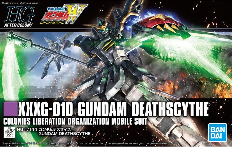 original bandai gundam hguc hg 1144 xxxg 01d deathscythe gundam anime action figures collection pvc model toys free global shipping