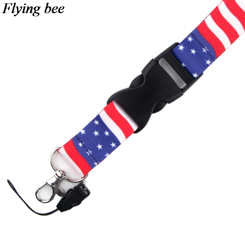 Flyingbee классные телефонные ремешки американский ремень для ключей бейдж