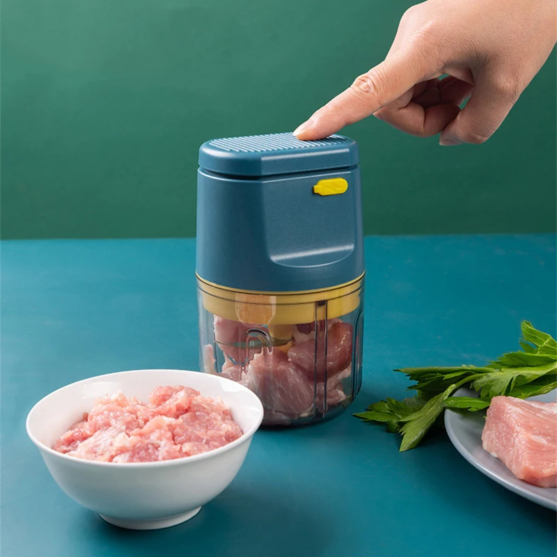 Электрическая мясорубка Беспроводная портативная измельчитель для чеснока